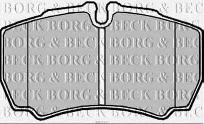 BORG & BECK bbp2337 -  Комплект тормозных колодок, дисковый тормоз